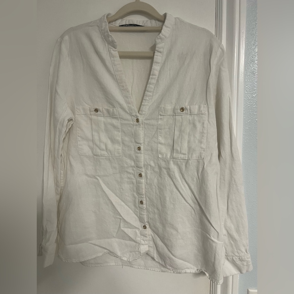 Zara Classic White Shirt